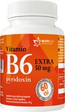 Nutricius Vitamín B6 EXTRA - pyridoxin 50 mg 60 tablet