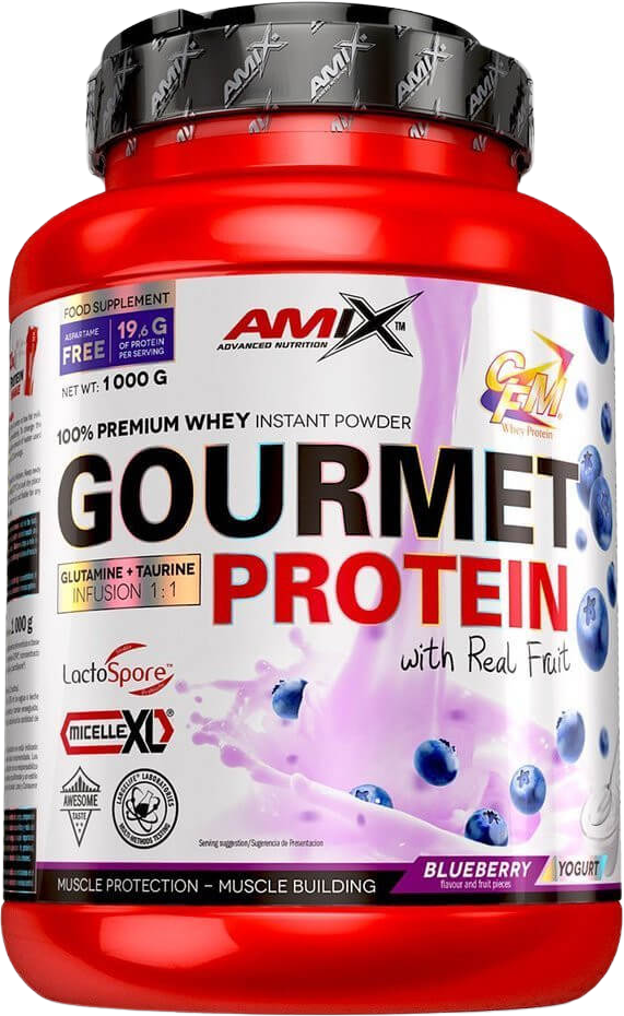 Amix Gourmet Protein Borůvka-jogurt 1000 g