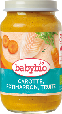Babybio Mrkev a dýně se pstruhem 200 g