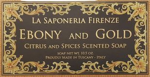 SAF Fiorentino Mýdlo Ebony and Gold 300 g