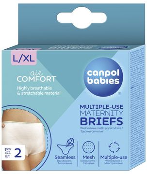 Canpol babies Multifunkční kalhotky po porodu L/XL 2 ks