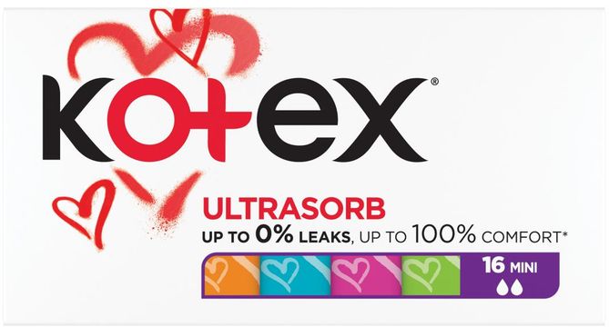 Kotex® Tampony Ultra Sorb Mini 16 ks