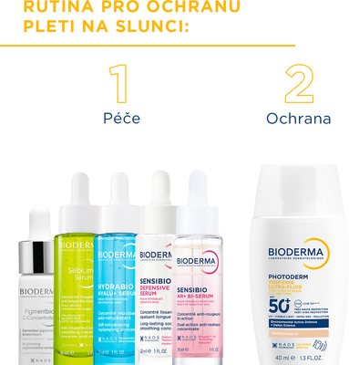Bioderma Photoderm XDefense tónovaná ultrafluidní ochrana SPF 50+ velmi světlá 40 ml