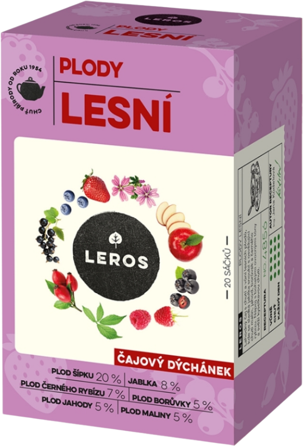 Leros Čajový dýchánek, plody lesní 20 x 2.2 g