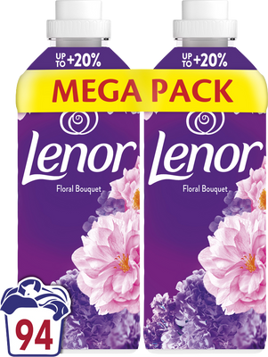 Lenor Aviváž 94 Praní, Floral Bouquet 2 x 987 l