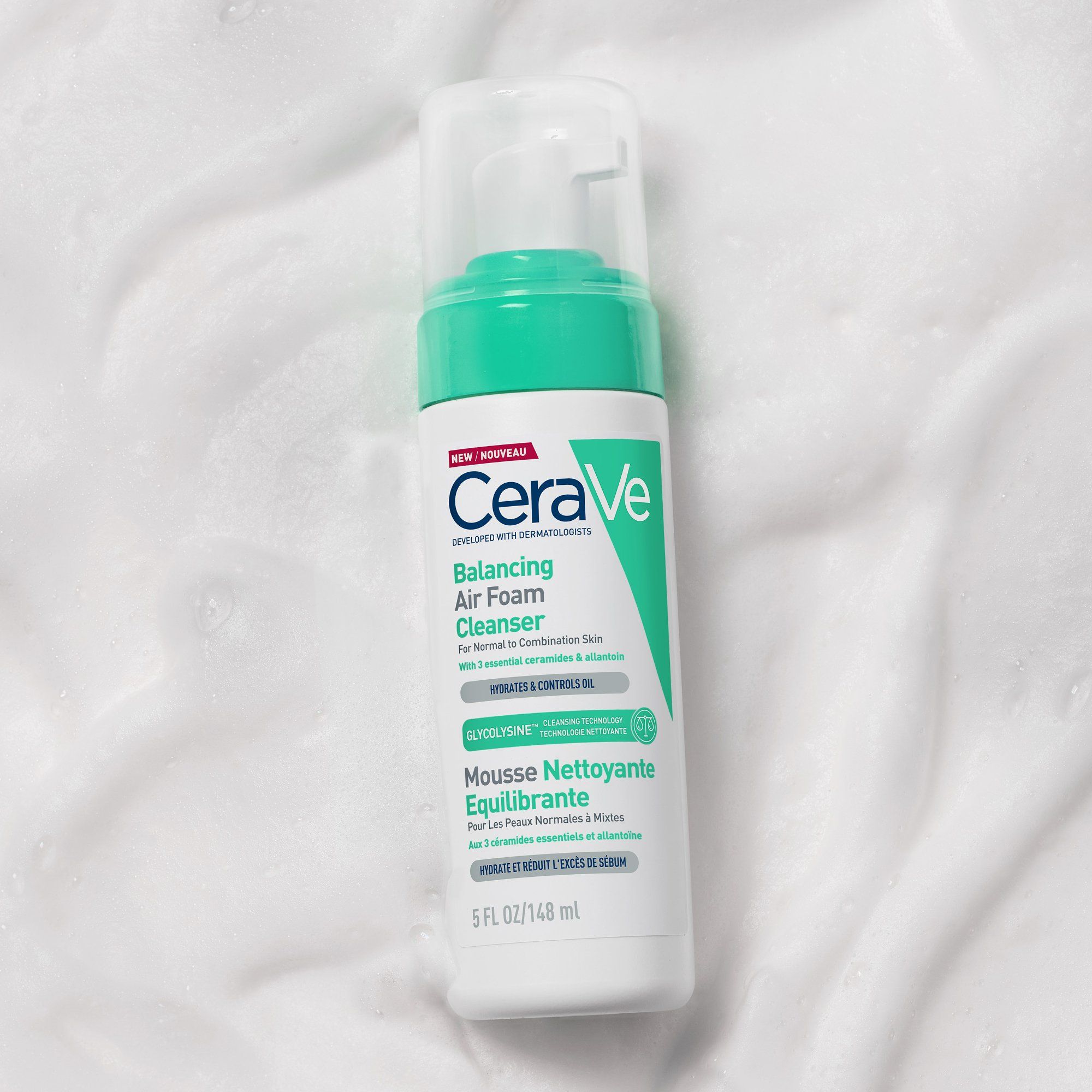 CeraVe čistící pěna pro optimální pH pro normální až smíšenou pleť 148 ml