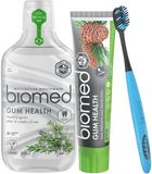 Biomed Gum Health sada péče o citlivé dásně, zubní pasta 100g, kartáček a ústní voda 500ml