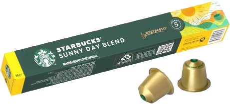 Starbucks Sunny Day Blend by NESPRESSO®, Blonde Roast 10 kapslí
