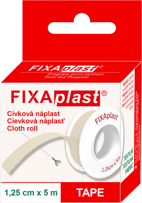 Fixaplast Náplast TAPE cívka 1.25cm x 5m 1 ks