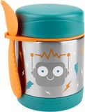 Skip Hop Spark Style Termoska na jídlo se lžičkou/vidličkou Robot, 3r+ 325 ml