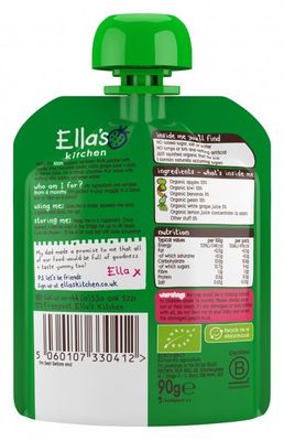 Ella's Kitchen BIO GREEN ONE Kiwi s jablkem a banánem 5 x 90 g