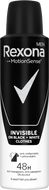 Rexona Men Invisible Black&White Antiperspirant sprej 150 ml
