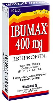 Vitabalans Ibumax 400 mg 10 tablet