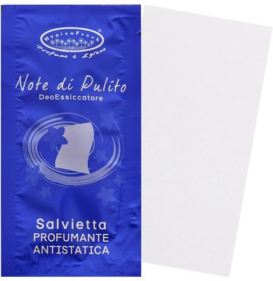 HygienFresh Antistatické parfémované ubrousky do sušičky s vůní Note di pulito 10 ks