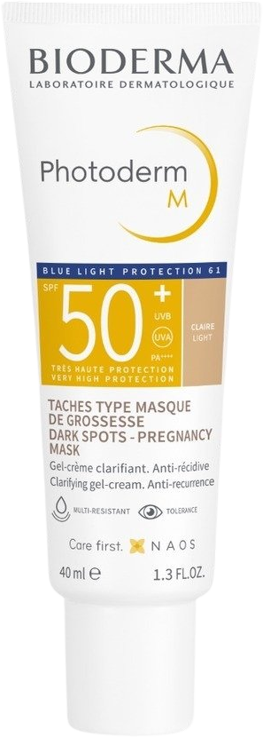 Bioderma Photoderm M světlý SPF50+ vysoce krycí tónovaný krém proti návratu pigmentových skvrn 40 ml