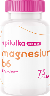 Pilulka Selection Magnézium-biszglicinát + B6-vitamin 75 kapszula