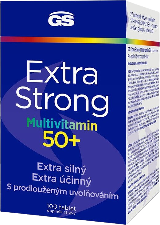 GS Extra Strong Multivitamin 50+, 100 tablet