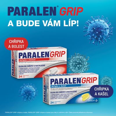 Paralen Grip Chřipka a kašel 24 tablet