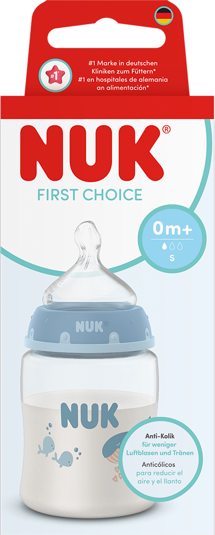 Nuk Láhev First Choice WHALE 150 ml