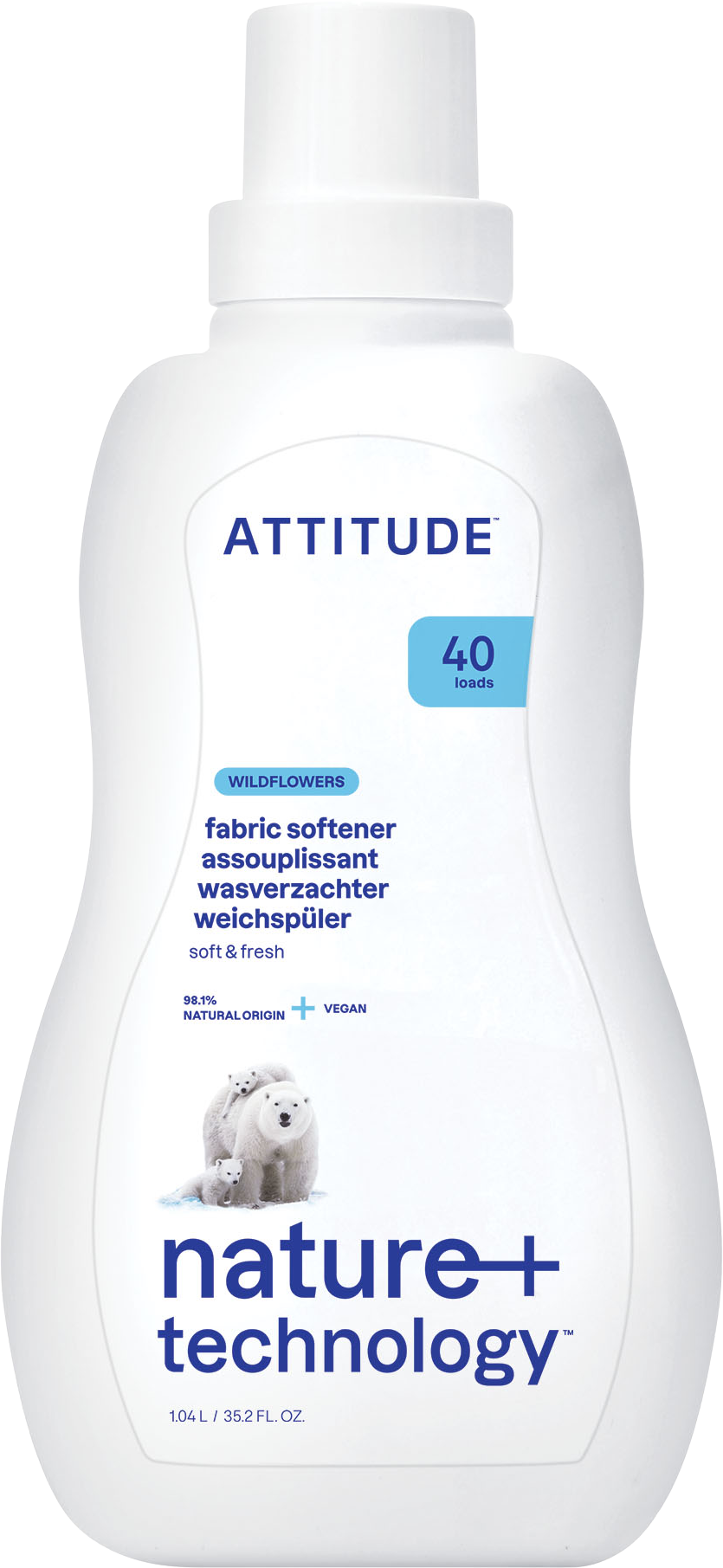 Attitude Aviváž s vůní lučních květin 1 l