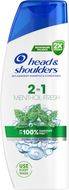 Head & Shoulders Menthol Fresh 2v1, Šampon s kondicionérem proti lupům 330 ml