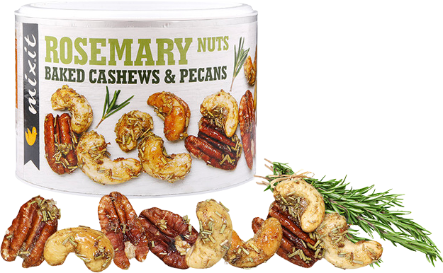 Mixit Oříšky z pece - rozmarýn a citronová tráva 150 g