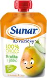 Sunar Do ručičky ovocná kapsička hruška 4m+ 100 g