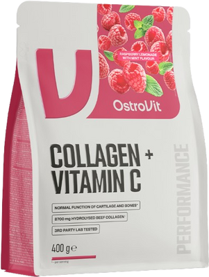 OstroVit Kolagen + Vitamin C malina 400 g