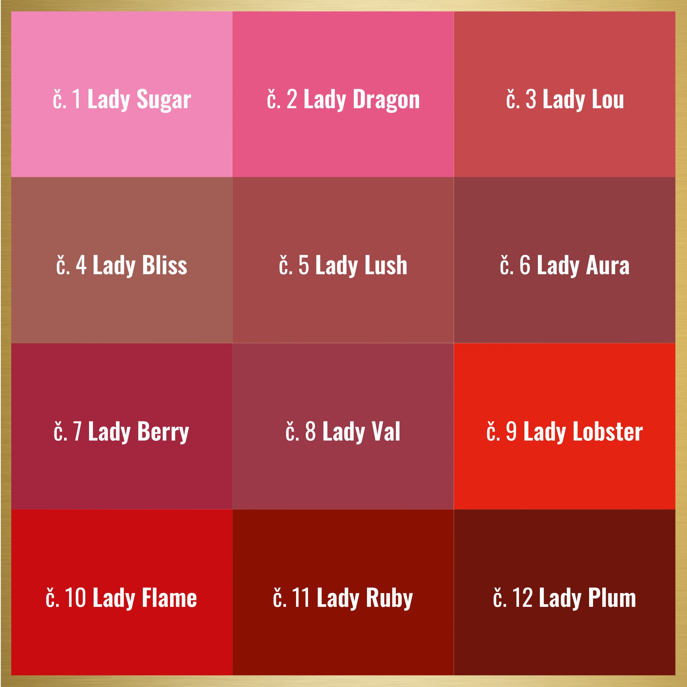 Dermacol D Lady rtěnka č. 5 Lady Lush 4.4 g