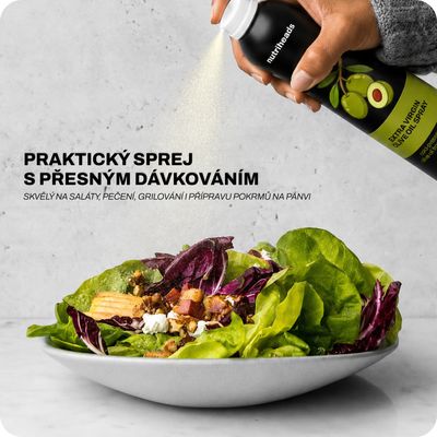 Nutriheads Extra panenský olivový olej ve spreji 200 ml