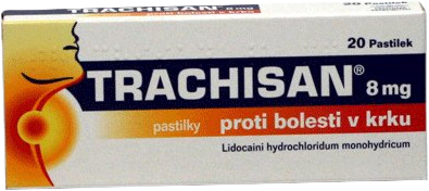 Trachisan 8mg proti bolesti v krku 20 pastilek
