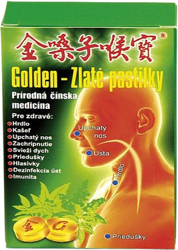 Golden Zlaté pastilky 12 pastilek