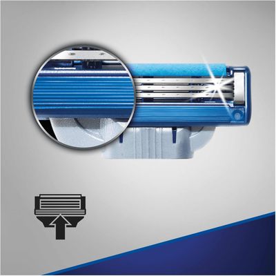 Gillette Mach3 Turbo náhradní hlavice 12 ks