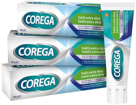 Corega Svěží extra silný 3 x 40 g