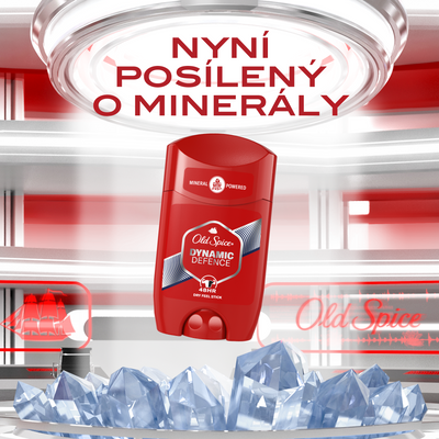 Old Spice Premium Dynamic Defense pro pocit sucha, tuhý deodorant pro muže 65 ml