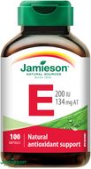 Jamieson Vitamín E 200 IU 100 kapslí