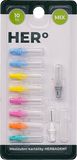 Herbadent HERo doplňkové balení mezizubních kartáčků MIX 10 ks