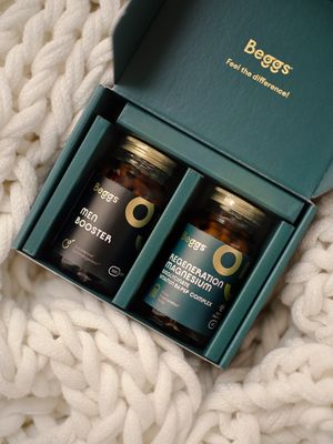 Beggs Men Power and Balance (Men Booster 100 kapslí + Magnesium 60 kapslí)