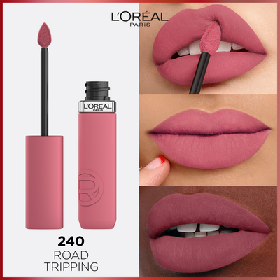 L'Oréal Paris Infaillible Matte Resistance 240 Road Tripping rtěnka, 5 ml