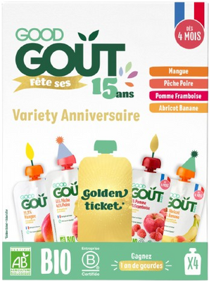 Good Goût BIO Ovocný Jackpot 4 x 120 g
