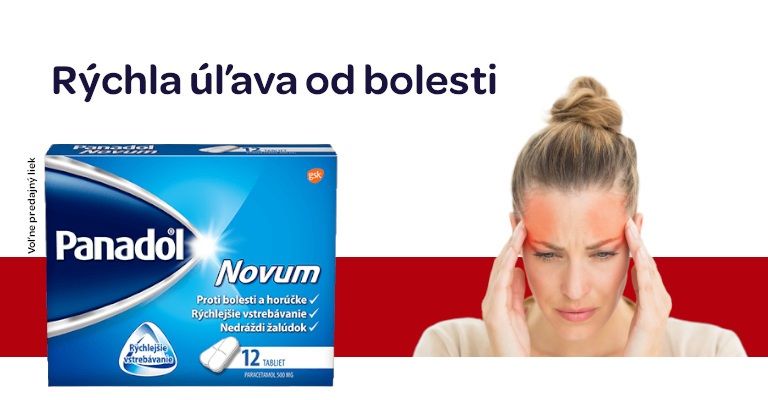 Panadol liečivo proti bolesti aj horúčke