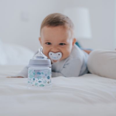 Suavinex Kojenecká láhev Memories modrá S 150 ml