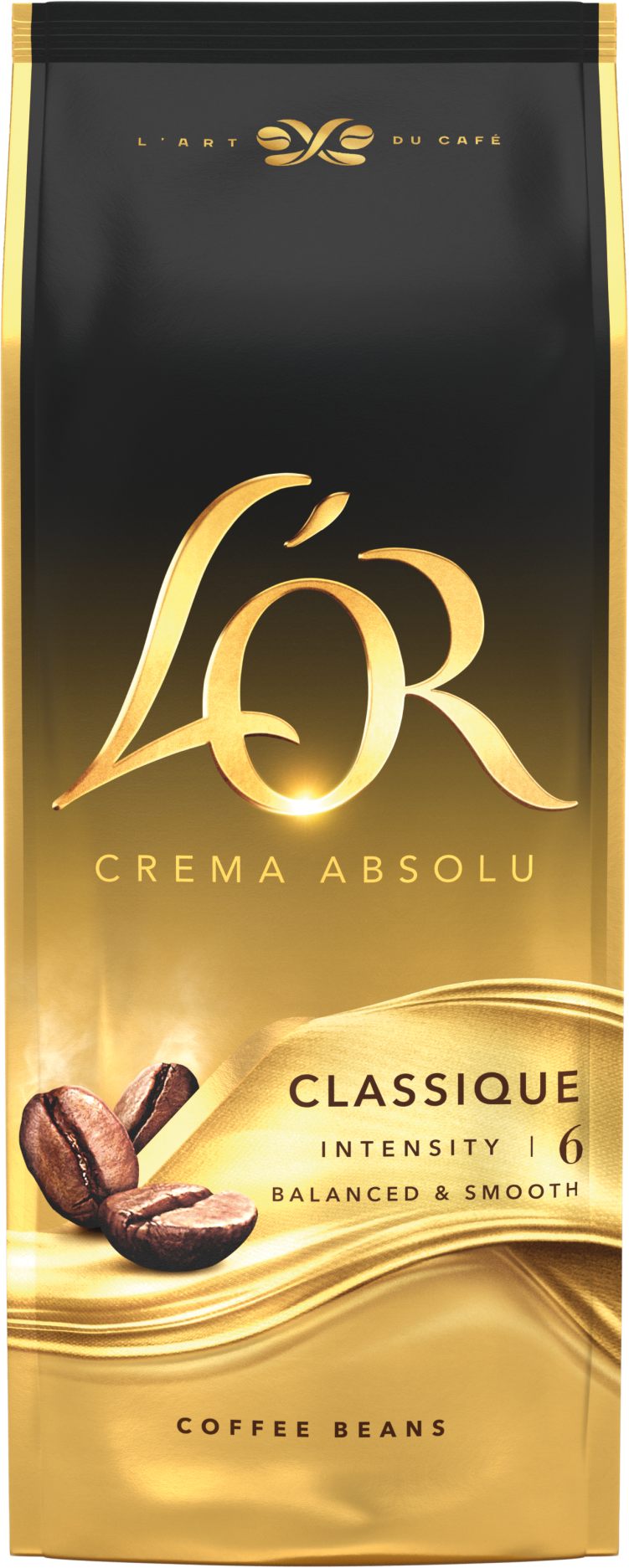 L´Or Káva Crema Absolut CLASSIQUE zrnková káva