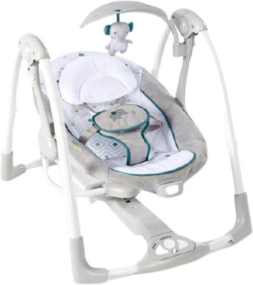 Ingenuity Houpačka konvertibilní vibrující s melodií Nash 2v1 do 9 kg