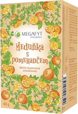Megafyt Meduňka s pomerančem 20 x 2 g