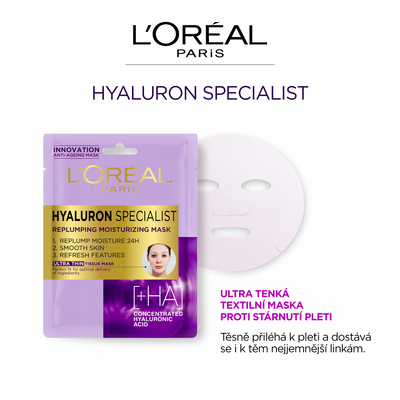 L'Oréal Paris Hyaluron Specialist pleťová maska