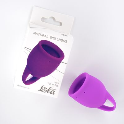 Lola Games Menstruační kalíšek Natural Wellness Fialový Tulipán 20 ml