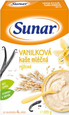 vanilková kaše mléčná rýžová 225 g
