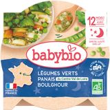 Babybio zelená zelenina, pastinák a boulghour 230 g