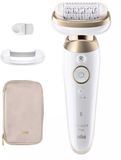 Braun Silk·épil 9 Flex, Epilátor 9-011 3D, Bílý/Zlatý